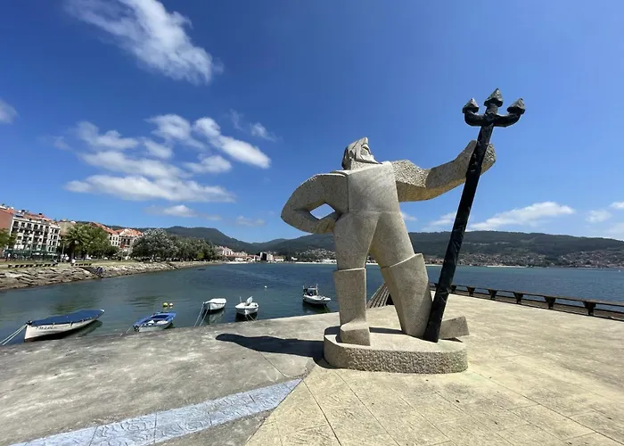 Mirador Puerto Nautico, Con Parking Gratis, アパート Moaña